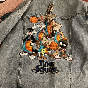 Forever 21 tune squad space jam Jean jacket size: medium new with tags